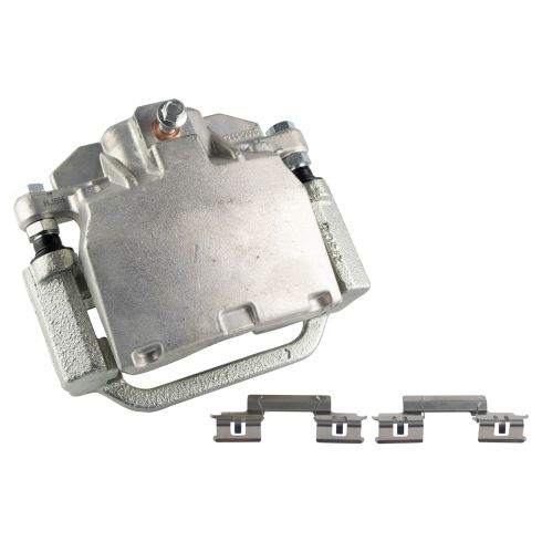Chevrolet GMC Cadillac Rear Ceramic Premium G-Coated Brake Pad & Rotor Kit with Calipers TRQ BKA14689 - Image 3