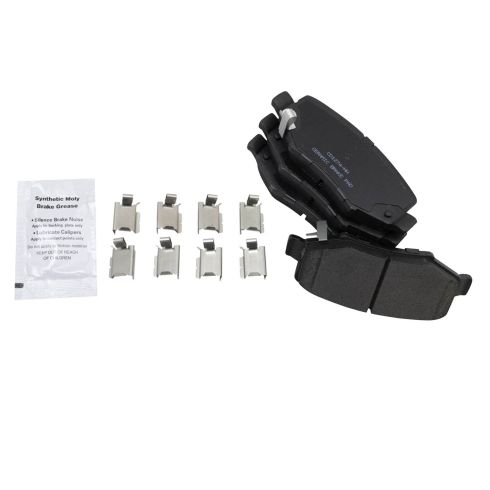 Jeep Wrangler Wrangler JK Rear Ceramic Premium G-Coated Brake Pad & Rotor Kit TRQ BKA14745