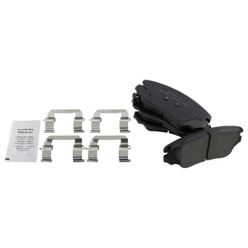Chevrolet GMC Buick Front Ceramic Premium G-Coated Brake Pad & Rotor Kit TRQ BKA14820
