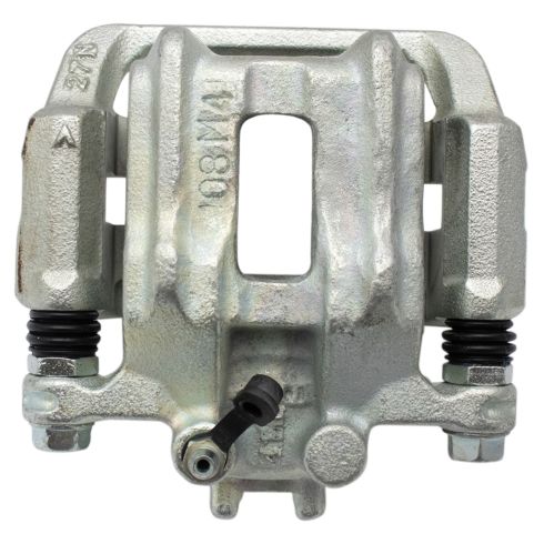 Honda Acura Isuzu Rear Semi-Metallic Brake Pad & Rotor Kit with Calipers TRQ BKA18393
