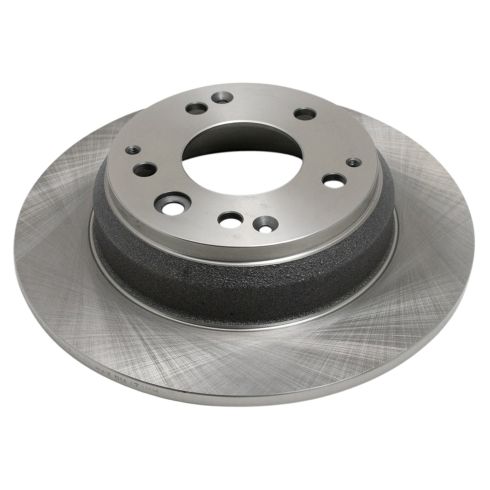 Honda Acura Isuzu Rear Semi-Metallic Brake Pad & Rotor Kit with Calipers TRQ BKA18393