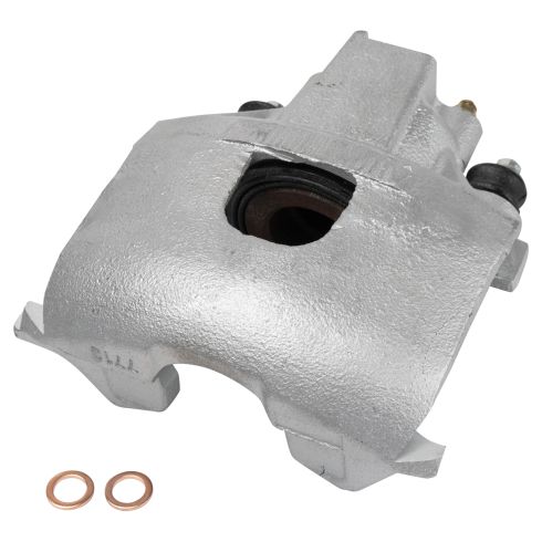 Dodge Chrysler Plymouth Front Ceramic Brake Pad & Rotor Kit with Calipers TRQ BKA18515 - Image 3