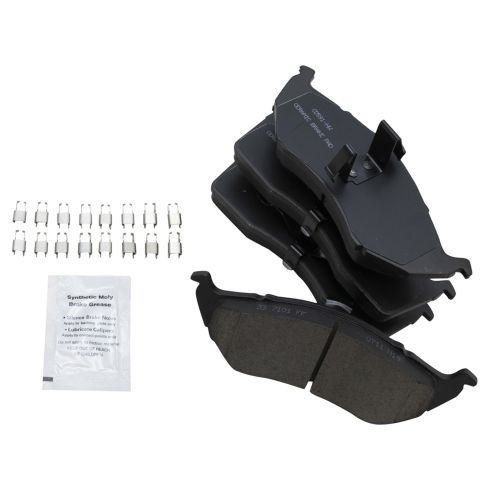 Dodge Chrysler Plymouth Front Ceramic Brake Pad & Rotor Kit with Calipers TRQ BKA18515 - Image 5