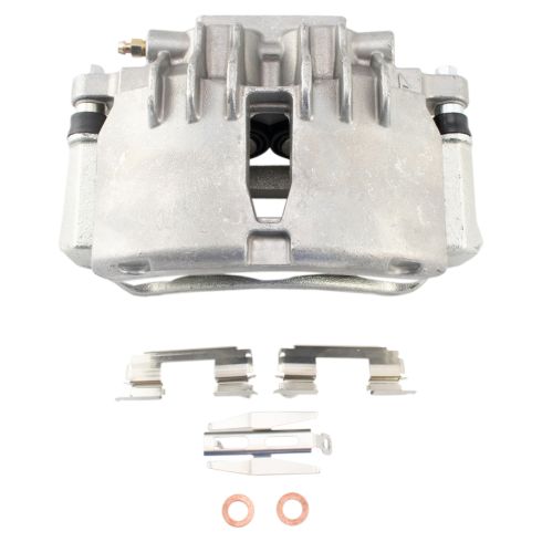 1999-02 Ford Mustang Front Ceramic Brake Pad & Rotor Kit with Calipers TRQ BKA18456 - Image 3