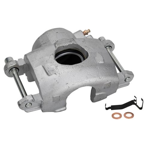 Chevrolet Astro GMC Safari Front Semi-Metallic Brake Pad & Rotor Kit with Calipers TRQ BKA14983 - Image 2