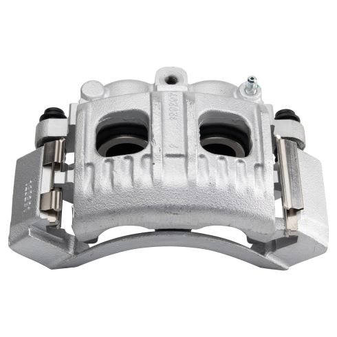 Ford Expedition Lincoln Navigator Front Semi-Metallic Brake Pad & Rotor Kit with Calipers TRQ BKA18435 - Image 2