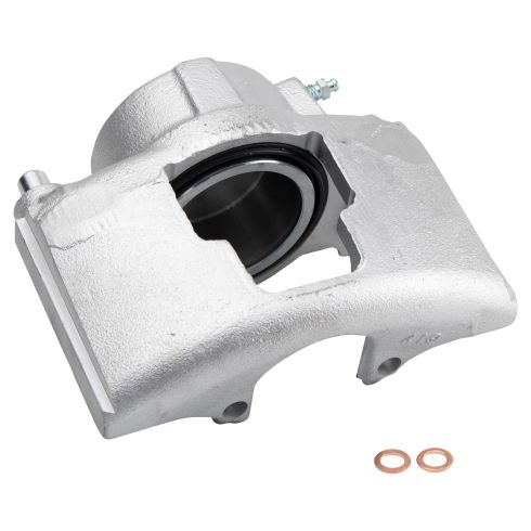 Chevrolet GMC Front Semi-Metallic Brake Pad & Rotor Kit with Calipers TRQ BKA18420 - Image 2