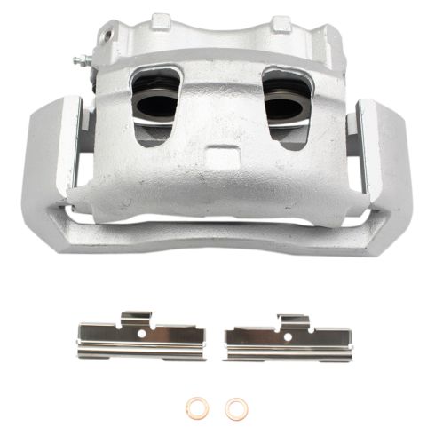 Ford Front Ceramic Brake Pad & Rotor Kit with Calipers TRQ BKA18382 - Image 4