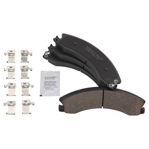 2016-19 Chevrolet Suburban 3500 HD Front Ceramic Brake Pad & Rotor Kit TRQ BKA18554