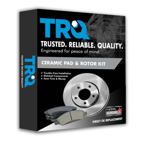 2016 Chevrolet Suburban 3500 HD Rear Semi-Metallic Brake Pad & Rotor Kit TRQ BKA18585