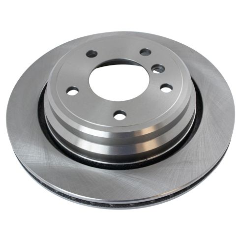 BMW 525i 528i 530i 540i Rear Semi-Metallic Brake Pad & Rotor Kit TRQ BKA18687