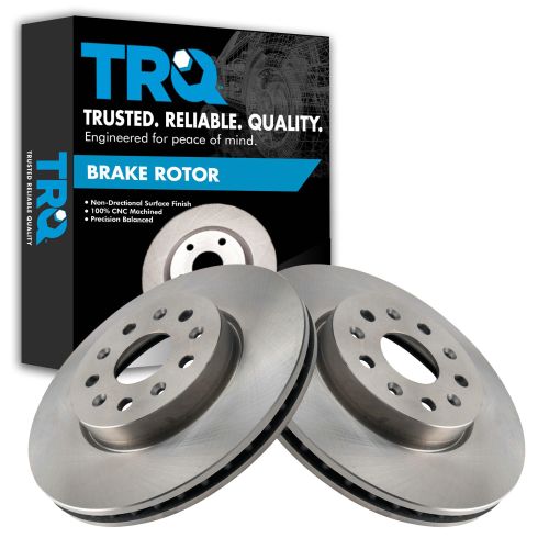 Chevrolet Camaro Cadillac CT5 CTS Front Driver & Passenger Side 2 Piece Brake Rotor Set TRQ BRA72632
