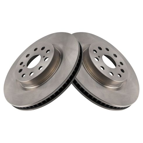 Toyota Mirai Lexus LS460 Front Driver & Passenger Side 2 Piece Brake Rotor Set TRQ BRA72635