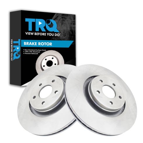 Ford Focus Lincoln MKC Front Driver & Passenger Side 2 Piece Brake Rotor Set TRQ BRA72636