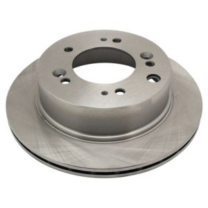 2007-09 Kia Sorento Rear Driver & Passenger Side 2 Piece Brake Rotor Set TRQ BRA72658