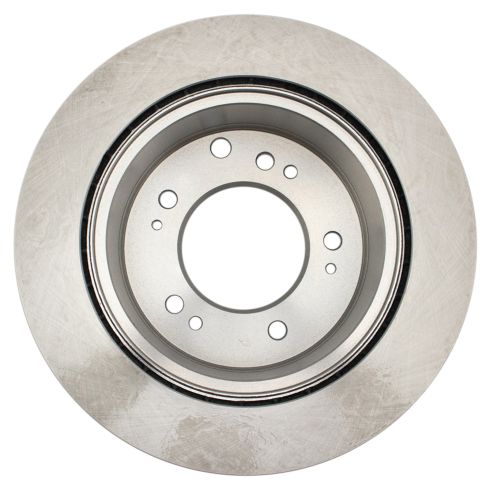 2007-09 Kia Sorento Rear Driver & Passenger Side 2 Piece Brake Rotor Set TRQ BRA72658
