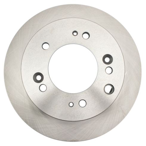 2007-09 Kia Sorento Rear Driver & Passenger Side 2 Piece Brake Rotor Set TRQ BRA72658