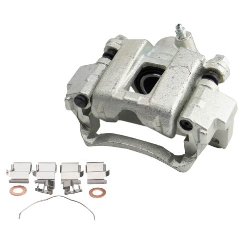 2010-22 Toyota 4Runner Lexus GX460 Rear Ceramic Brake Pad & Rotor Kit with Calipers TRQ BKA19102 - Image 4