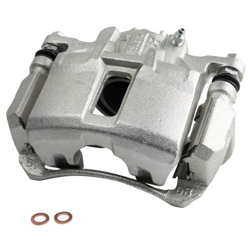2006 Honda Accord Coupe V6 3.0L Manual Transmission Front Ceramic Brake Pad & Rotor Kit with Calipers TRQ BKA19114 - Image 3