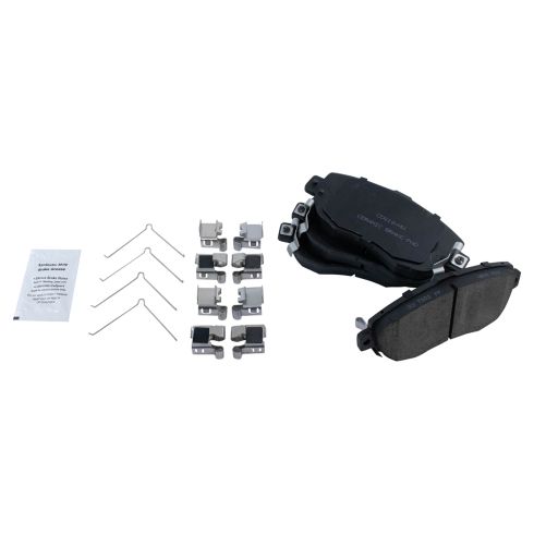 Lexus GS300 GS400 GS430 SC430 Front Ceramic Brake Pad & Rotor Kit with Calipers TRQ BKA19135