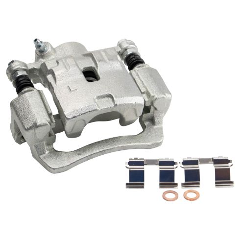 Subaru WRX Rear Ceramic Brake Pad & Rotor Kit with Calipers TRQ BKA19161