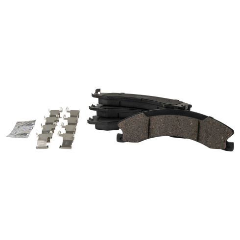 2016-21 Nissan Titan XD Rear Ceramic Brake Pad & Rotor Kit TRQ BKA19415