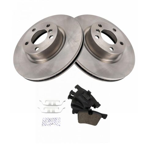 BMW X3 X4 Front Ceramic Brake Pad & Rotor Kit TRQ BKA19434