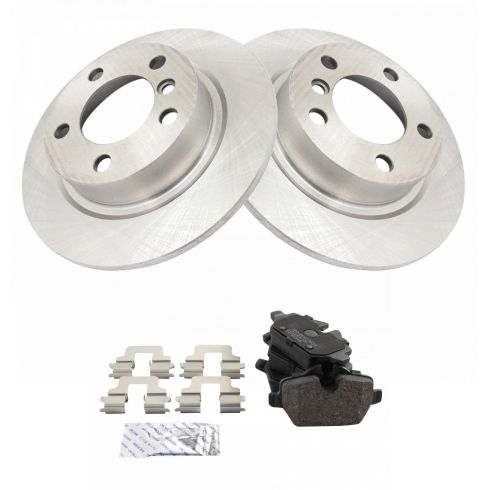 Mini Rear Ceramic Brake Pad & Rotor Kit TRQ BKA19487