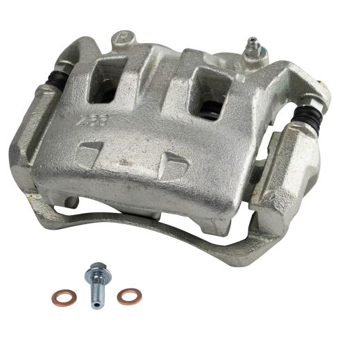 Nissan Frontier Front Ceramic Brake Pad & Rotor Kit with Calipers TRQ BKA19680