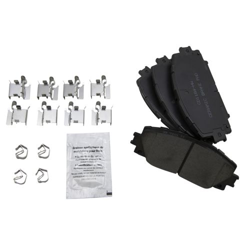 Toyota Lexus Front & Rear Ceramic Brake Pads TRQ BFA12806