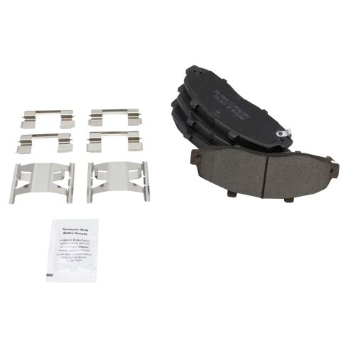Ford Lincoln Front & Rear Semi-Metallic Brake Pads TRQ BFA20076