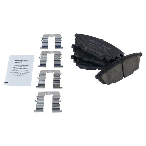 Mazda Protege Protege5 Front & Rear Ceramic Brake Pads TRQ BFA20101