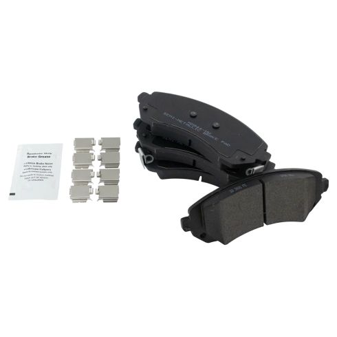 Chevrolet Buick Pontiac Olds Front & Rear Semi-Metallic Brake Pads TRQ BFA20134