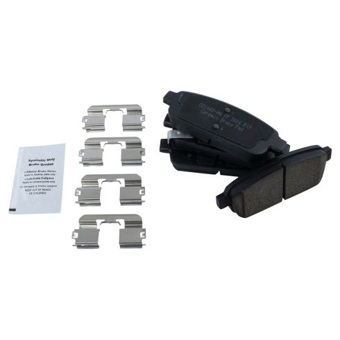 Chevrolet Buick Front & Rear Ceramic Brake Pads TRQ BFA20176