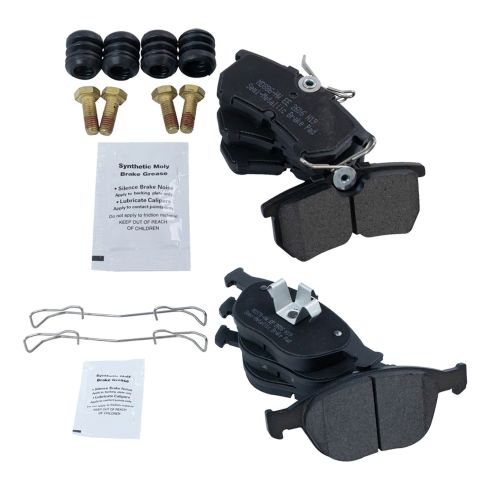Ford Focus Front & Rear Semi-Metallic Brake Pads TRQ BFA20182