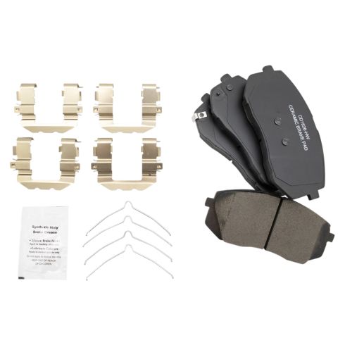 Hyundai Kia Front & Rear Ceramic Brake Pads TRQ BFA20206