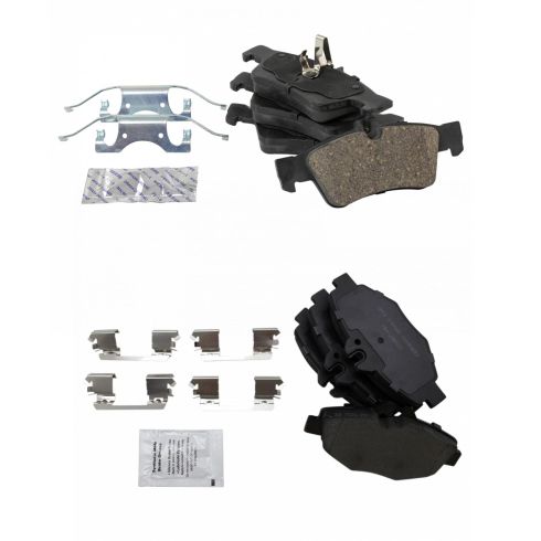 Mercedes Benz E320 Front & Rear Ceramic Brake Pads TRQ BFA20262