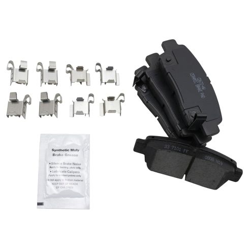 1995-97 Toyota Avalon Front & Rear Ceramic Brake Pads TRQ BFA20277