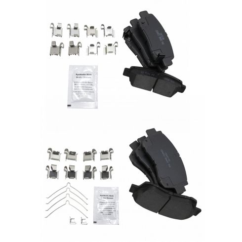 1995-97 Toyota Avalon Front & Rear Ceramic Brake Pads TRQ BFA20277
