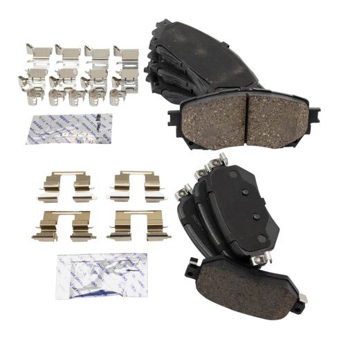 2016-20 Mazda 6 Front & Rear Ceramic Brake Pads TRQ BFA20298
