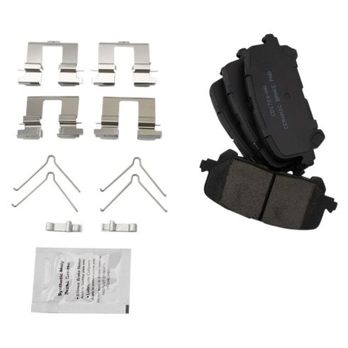 Honda Pilot Ridgeline Acura MDX Front & Rear Ceramic Brake Pads TRQ BFA20300