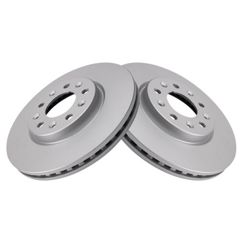 Chevrolet GMC Buick Front Driver & Passenger Side 2 Piece Premium G-Coated Brake Rotor Set TRQ BRA22537