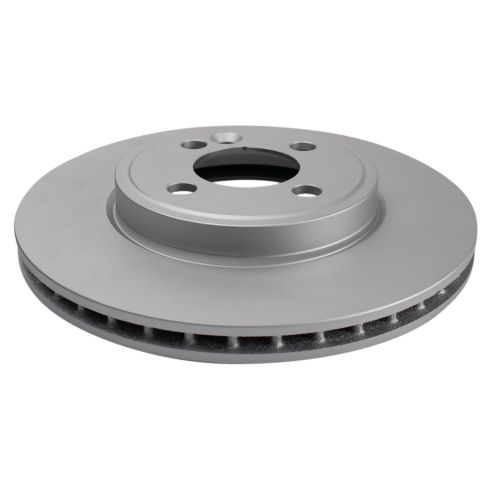 Mini Cooper Front Driver & Passenger Side 2 Piece Premium G-Coated Brake Rotor Set TRQ BRA22555