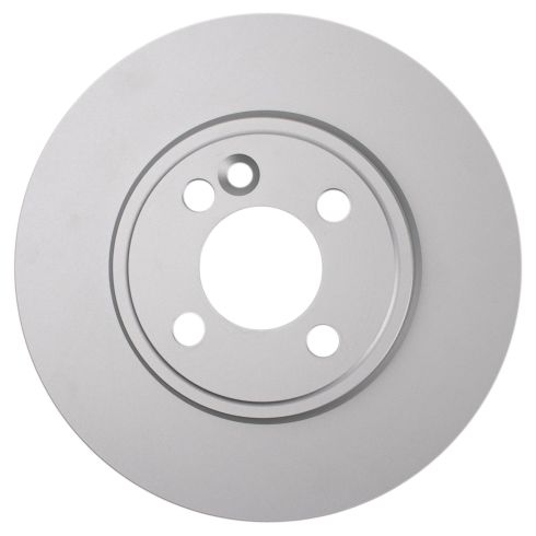 Mini Cooper Front Driver & Passenger Side 2 Piece Premium G-Coated Brake Rotor Set TRQ BRA22555