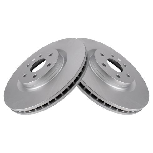 Cadillac SRX Saab 9-4X Front Driver & Passenger Side 2 Piece Premium G-Coated Brake Rotor Set TRQ BRA22560