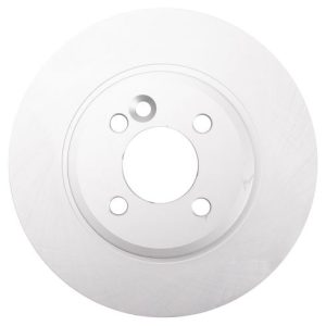Mini Cooper Front Driver & Passenger Side 2 Piece Premium G-Coated Brake Rotor Set TRQ BRA22611