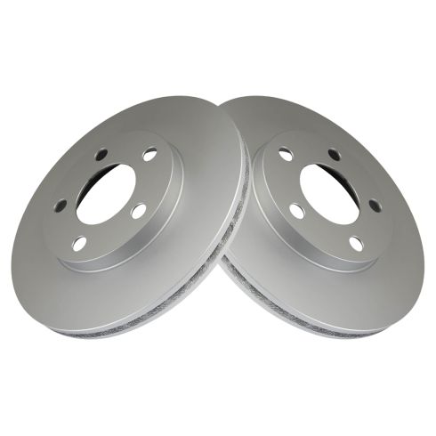 Ford Mustang Front Driver & Passenger Side 2 Piece Premium G-Coated Brake Rotor Set TRQ BRA22613