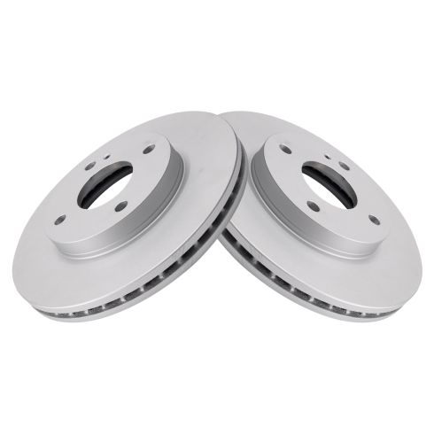 Ford Fiesta Front Driver & Passenger Side 2 Piece Premium G-Coated Brake Rotor Set TRQ BRA22616