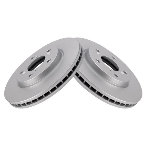 2005-10 Honda Odyssey Front Driver & Passenger Side 2 Piece Premium G-Coated Brake Rotor Set TRQ BRA22623