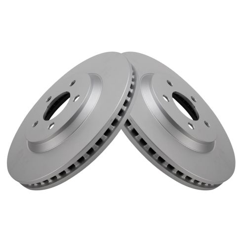 Ford Mustang Front Driver & Passenger Side 2 Piece Premium G-Coated Brake Rotor Set TRQ BRA22625